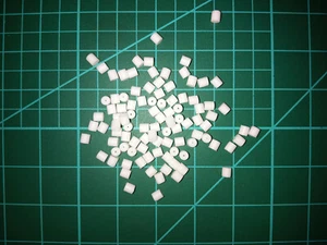 100 White Rubber Earring Backs Protectors Clutch Style Rubber Earring Stopper - Picture 1 of 2