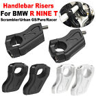 Handlebar Risers For BMW R NINE T/Scrambler/Racer Mount Clamps Risers Adapters