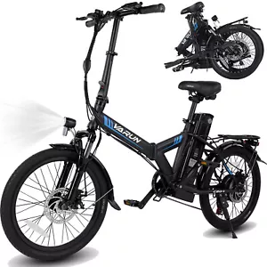 VARUN 20" Folding Ebike Peak 750W 20MPH City Commuter Electric Bicycle for Adult - Picture 1 of 7