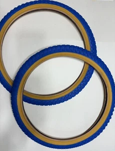 KENDA TIRE K50 OLD SCHOOL BMX TYPE 20x1.75 BLUE