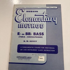 Hal Leonard Rubank Elementary Methods - Eb/BBb Bass Vintage - Picture 1 of 5