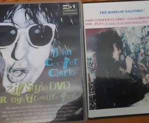 John Cooper Clarke Zip Style DVD signed by the producer plus live dvd. - Bild 1 von 2