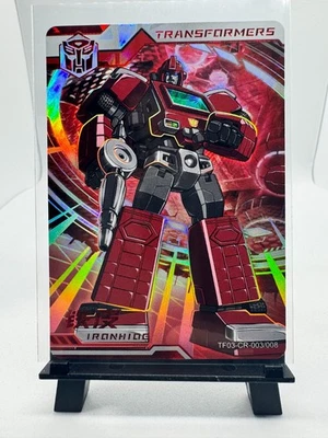 Transformers Kayou Series 3 TF03 CR Ironhide Crystal Rare Card 003/008 Official - Image 1 of 3