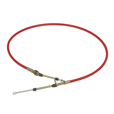B&M 80833 Super Duty Race Shifter Cable - 5-Foot Length - Red - Image 1 of 2