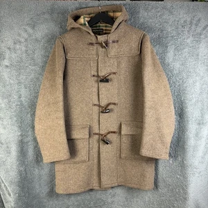 Vintage British Dufflecoat Herren mittelbraun Wollmischung Made in England Preppy - Bild 1 von 11