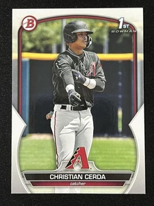 2023 Bowman #BP-56 Christian Cerda Prospects Arizona Diamondbacks - Picture 1 of 2