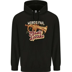 Fliscorno Música Hablando Donde Palabras Fail Infantil Sudadera con Capucha - Imagen 1 de 39