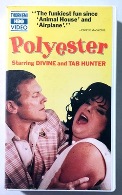 Polyester VHS Thorn EMI HBO Clamshell Blockbuster Video Divine John Waters - Image 1 of 4