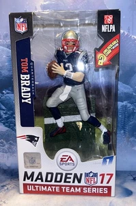 Tom Brady Patriots McFarlane EA Sports Madden 17 Ultimate Team Series 1 Figure - Picture 1 of 9