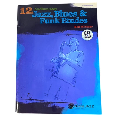 Libro Bob Mintzer 12 Jazz Blues Funk Estudios Audio CD C Instrumentos 2010 Música Foto 1 de 4