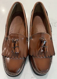 Neu ohne Etikett Bass Weejuns LAYTON Kiltie-Halbschuhe mit Quaste whiskey-cognacbraun 8,5 D - Bild 1 von 17