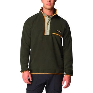 NUEVO CON ETIQUETAS $85 Columbia Hombres Helvetia II Medio Presión Sherpa Vellón Paisaje Verde Mediano - Imagen 1 de 6