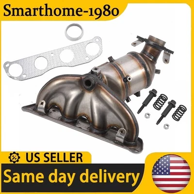 Convertidor catalítico colector delantero para Nissan Sentra 1,8 L/2,0 L compatible con 2009-2018 Foto 1 de 4