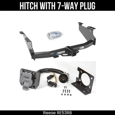 Enganche de remolque Reese + cableado de 7 vías para 03-08 Dodge Ram 1500 03-10 2500 3500 44536 Foto 1 de 4