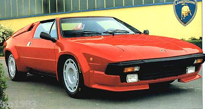 HOJA DE ESPECIFICACIONES LAMBORGHINI JALPA 1982/1983/1984/FOLLETO/CATÁLOGO Foto 1 de 4