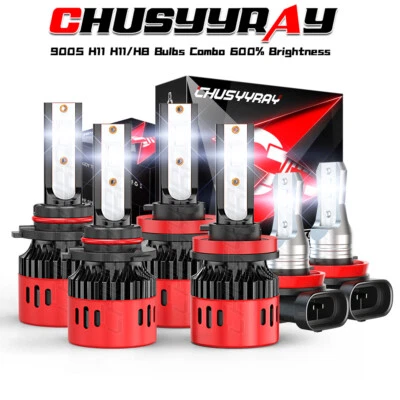 Kit de luces antiniebla LED para Toyota Prius 2010 2011 2012 2013 2014 2015 6000K Foto 1 de 4