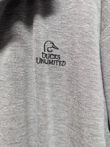 Vintage Ducks Unlimited Herren Poloshirt 2XL.  Graue Short. Sleeve  - Bild 1 von 6