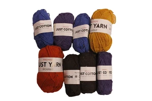 Lot of Premier Just Chenille Yarn Super Soft 8 Color Variations Skein Turkey - Picture 1 of 8