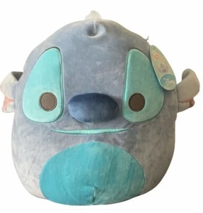Squishmallow Stitch Plush Pillow NEW Lilo Stitch Disney Blue 14 Inches Alien NWT - Picture 1 of 2