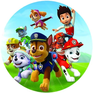 Colgador de pasteles cumpleaños fiesta imagen de tarta fondant - Oblate Paw Patrol P80 - Imagen 1 de 1