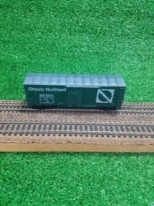 Upgraded Athearn HO 40' Boxcar Ontario Northland ONT 90075  - Picture 1 of 11