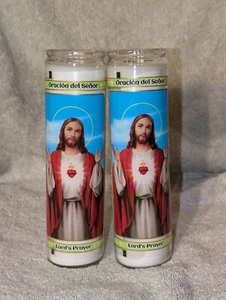 The Lords Prayer Candle 2 Pack - Picture 1 of 3
