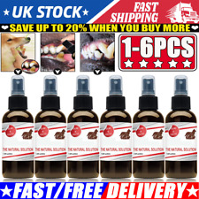 1/6X Dogs & Cats Teeth Cleaning Spray Pet Oral Clean Tartar Plaque Removal UK