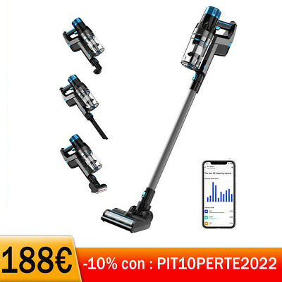 Proscenic P11 Smart Aspirapolvere Senza Fili Scopa Elettrica 30KPa APP Display • 209.99€
