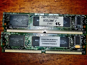 E-MU EMU Ensoniq Orchestral ROM Vol.1 AND Vol. 2 ~tested working 100%~ 2 ROM Set - Picture 1 of 11