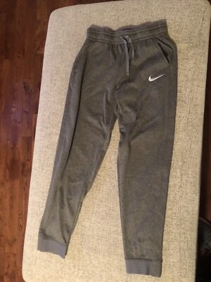 Nike Girls Therma  Training Pants Dri Fit Gray Drawstring size L NWT - Image 1 of 4