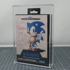 Sega Mega Drive Juego en Caja Acrílico Vitrina Caja - Imagen 1 de 5