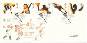 Olympics GB Stuart FDC 100th Games Wembley 1996 (144491) - Picture 1 of 1