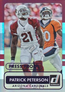 2015 Donruss Football Press Proofs Purple #136 Patrick Peterson 197/199