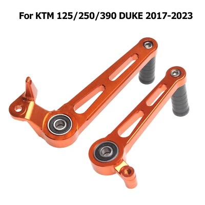 Rear Foot Brake Pedal Gear Shift Levers Shifter For KTM 200 390 Duke 2017-2023 - Image 1 of 4