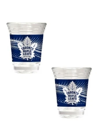 NHL Toronto Maple Leafs 2 oz. Party Two Shot Glasses New Cover