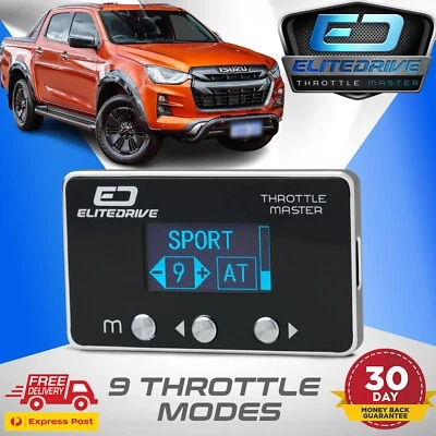 EliteDrive Throttle Controller fits Isuzu D-MAX DMAX 2012 - 2025 - 9 Modes - image 1 of 4