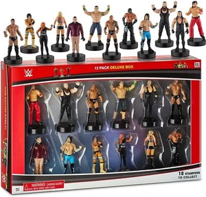 WWE Stampers 12pk Deluxe Box Cake Topper Craft Toy Character Figures Party Favor - Picture 1 of 8