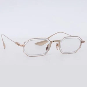 CHROME HEARTS STYLIDA CRYS-GP-S Sunglasses/Glasses 49□24-148 Gold Used w/Case - Picture 1 of 9