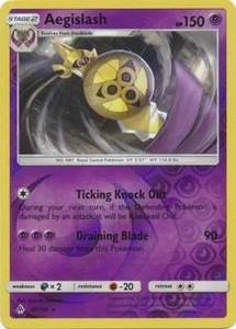 Pokemon Forbidden Light Aegislash Rare Reverse Holo 49/131 - Picture 1 of 1