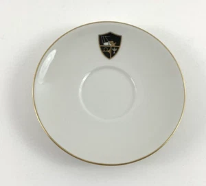 Western Airlines 60th Anniversary Keramik Untertasse, mit Wally Vogel Wappen Logo. 372 - Bild 1 von 5