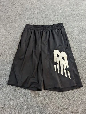 Pantalones Cortos New Balance Negros Juveniles Grandes 14-16 Bolsillos Grandes Logo Baloncesto Foto 1 de 4