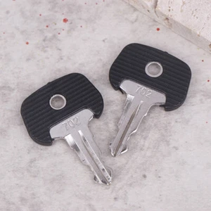 2Pcs 702 Black Keys Ignition Keys Forklift 28520490 Ignition Key Power Start Key - Afbeelding 1 van 12