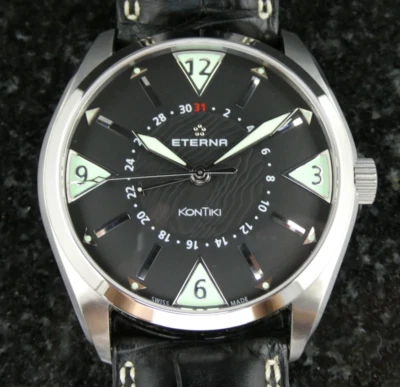 Eterna KonTiki Fourhands XXL 1595.41.41.1172 швейцарское производство 42 мм - Изображение 1 из 4