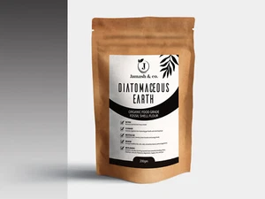 Diatomaceous Earth Organic ULTRA FINE Food Grade Fossil Shell Powder - 200gm - Bild 1 von 2