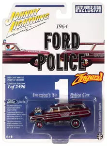 Johnny Lightning SCM133 1/64 Zingers - 1964 Ford Country Squire B7 & BOX2 - Picture 1 of 4