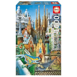Puzzle Miniatura Educa 1000 Piezas Collage Gaudi 11874 , 30 X 46CM - Imagen 1 de 1