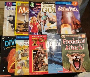 10x Level 3 & 4 NonFiction Ready Can Read Step Reading Book Non-Fiction Science - Picture 1 of 6