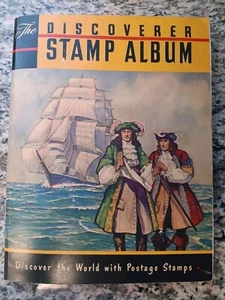 Der Entdecker Briefmarkenalbum mit 1000 Marken in sehr guter Erhaltung - Bild 1 von 16