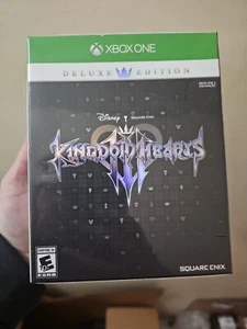 New w/sealed Kingdom Hearts 3 Deluxe Edition w/Pin (Xbox One) - Picture 1 of 4