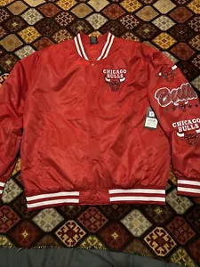 Chicago Bulls Coast Line Bomber Jacket Men’s Large NWT MFSP $150 - Picture 1 of 10